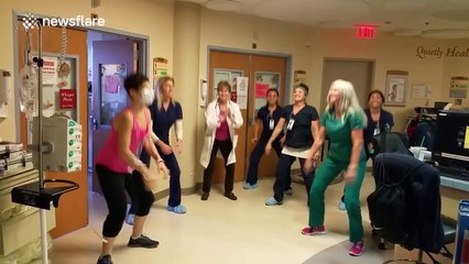 Leukemia patient leads squatting challenge