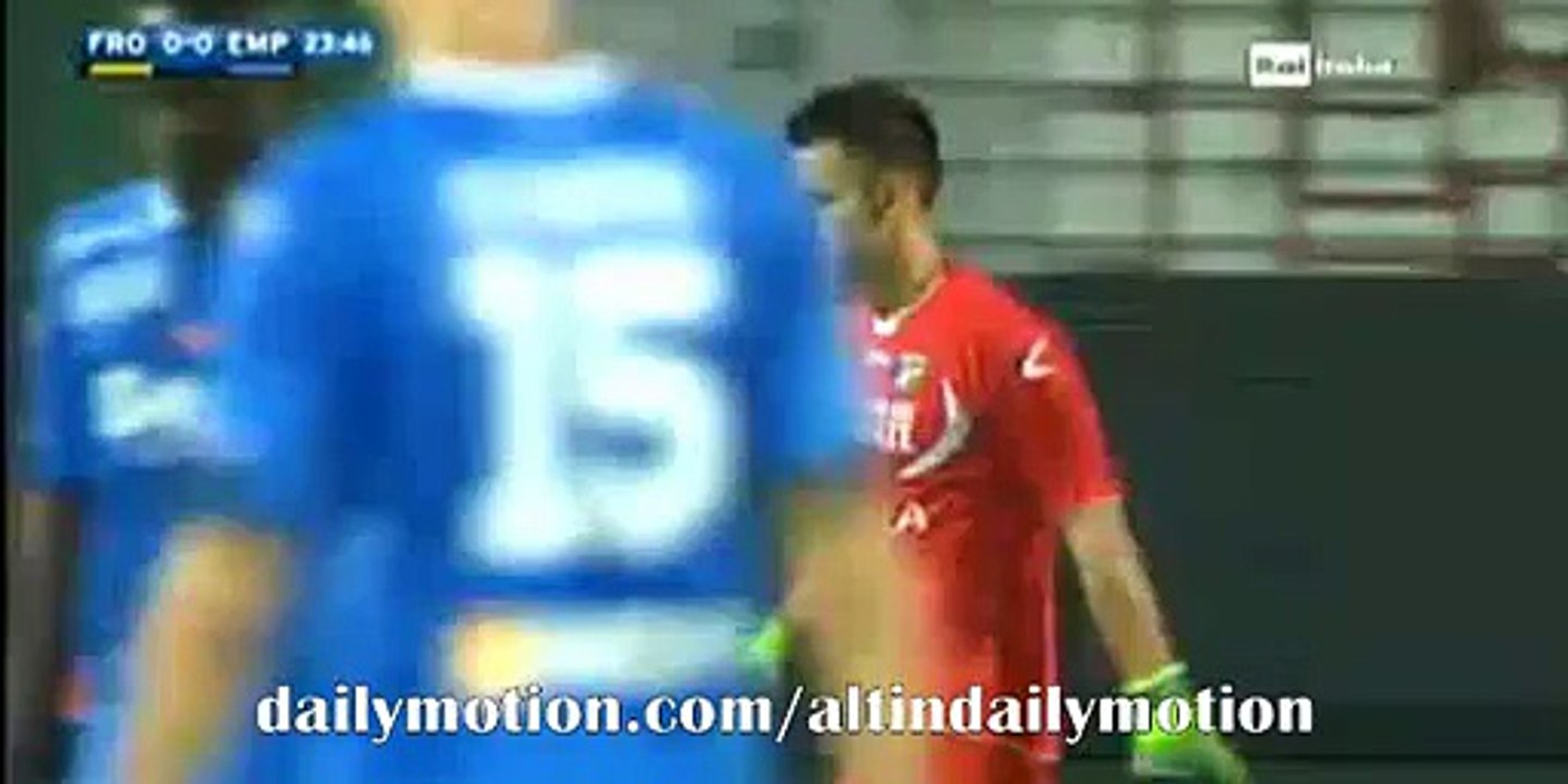 Nicola Leali Big Save vs Saponara - Frosinone vs Empoli - 28.09.2015
