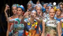 Dolce & Gabbana rinden homenaje a Italia en la Semana de la Moda de Milán