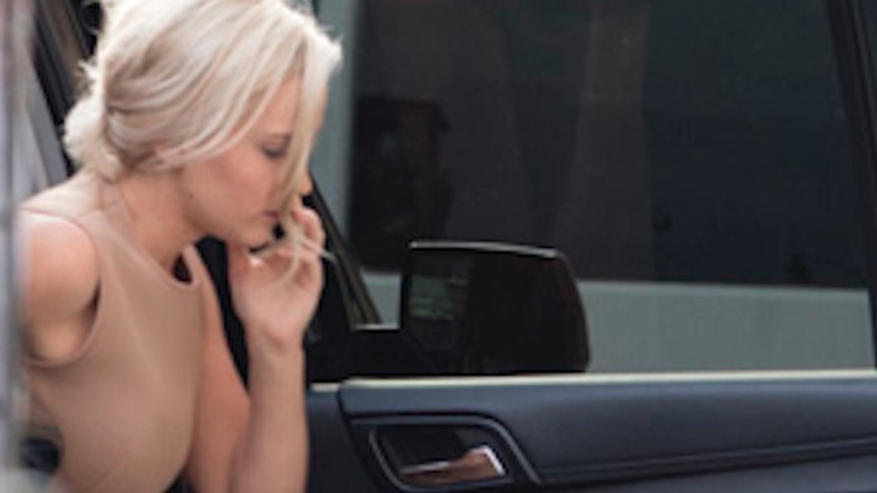 Jennifer Lawrence Goes Platinum Blonde