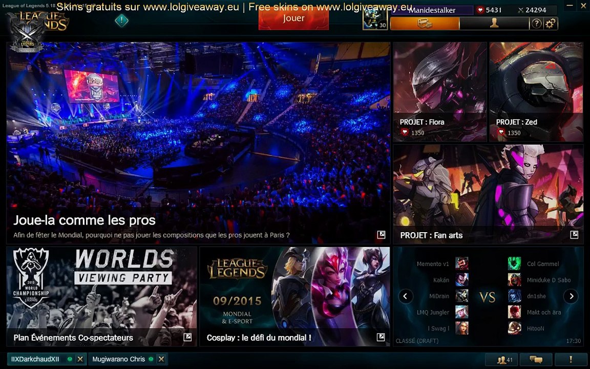 LolGiveAway Live (REPLAY) (2015-09-28 20:34:48 - 2015-09-28 20:35:54)