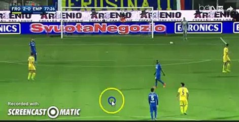 Riccardo Saponara Red Card - Frosinone vs Empoli (Serie A) 28_09_2015 - ريكاردو سابونارا بطاقات حمراء - فروزينوني مباراة إمبولي