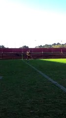 Léo Oliveira treina com o time da Desportiva para encarar o Flamengo em amistoso que será a sua despedida