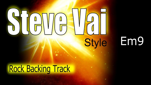 Rock Ballad Guitar Backing Track Steve Vai Style Em Highest Quality