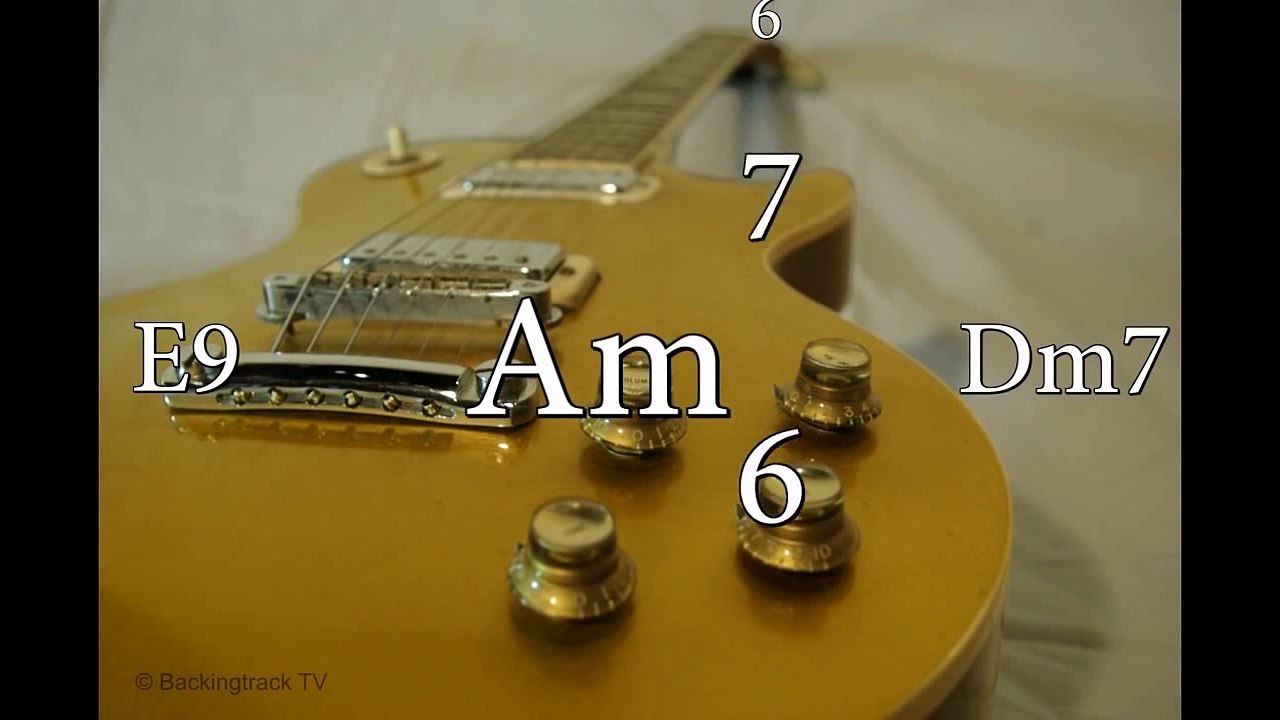 Funk Guitar Backing Track in Am / A Dorian