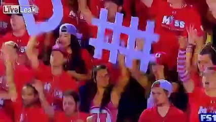 LiveLeak.com - Utah Fan Caught Smelling Her Own Armpit On National Television