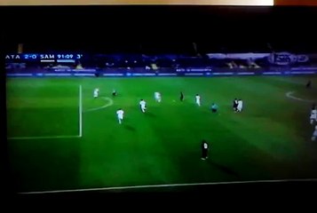 Gol Dennis 2-0 Atalanta Vs Sampdoria