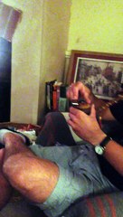 Birthday celebrations! Smoking a no name giant novelty pipe!