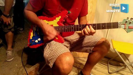 Hey Kids! Build Your Own Lego Guitar!