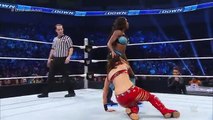 Nikki Bella  Brie Bella vs Naomi  Sasha Banks SmackDown July 23 2015 - Playitpk