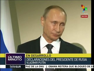 Putin: es importante coordinación para luchar contra el terrorismo