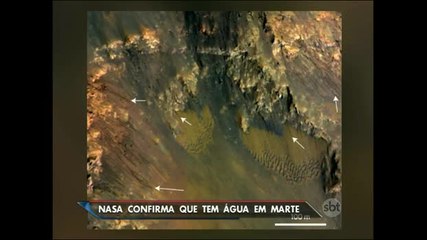 Nasa confirma que existe água em Marte