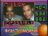 CBS this Morning, with Greg and Phil Morris - 1989!!