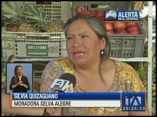 Moradores del Valle de los Chillos, inseguros ante volcán