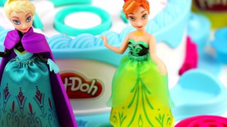 The Zelfs Frozen Birthday Play Doh Cake Peppa Pig English Toys Episode Buttershy Story pt 2
