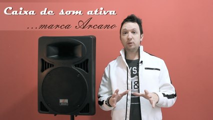 Caixa de som ativa - Arcano de 270W, Modelo Ar-ps-15