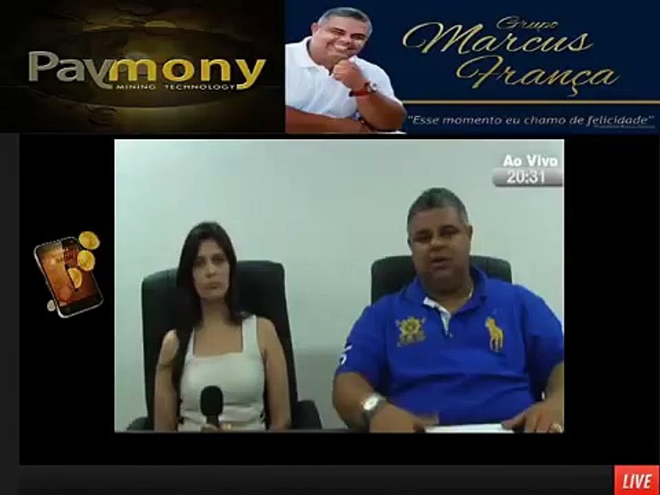 PAYMONY Marcus França da resposta aos sócios Rafael Targino e Anderson Lima na TV DIFERENTE. (Low)