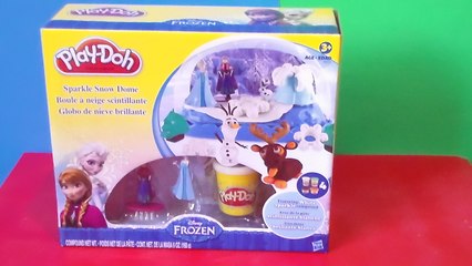 Play Doh Frozen Sparkle Snow Dome