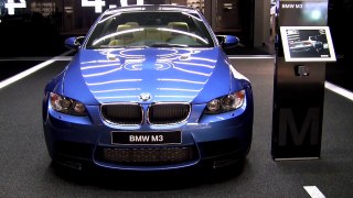E92 BMW M3 ZCP competition package debuts on Monte Carlo Blue M3 at 2010 Geneva Motorshow