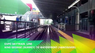Skytrain - Expo Line: Surrey to Vancouver Time Lapse HD
