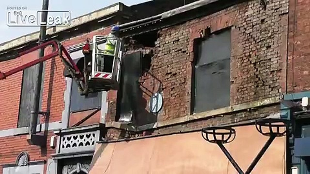 One man demolition squad ...