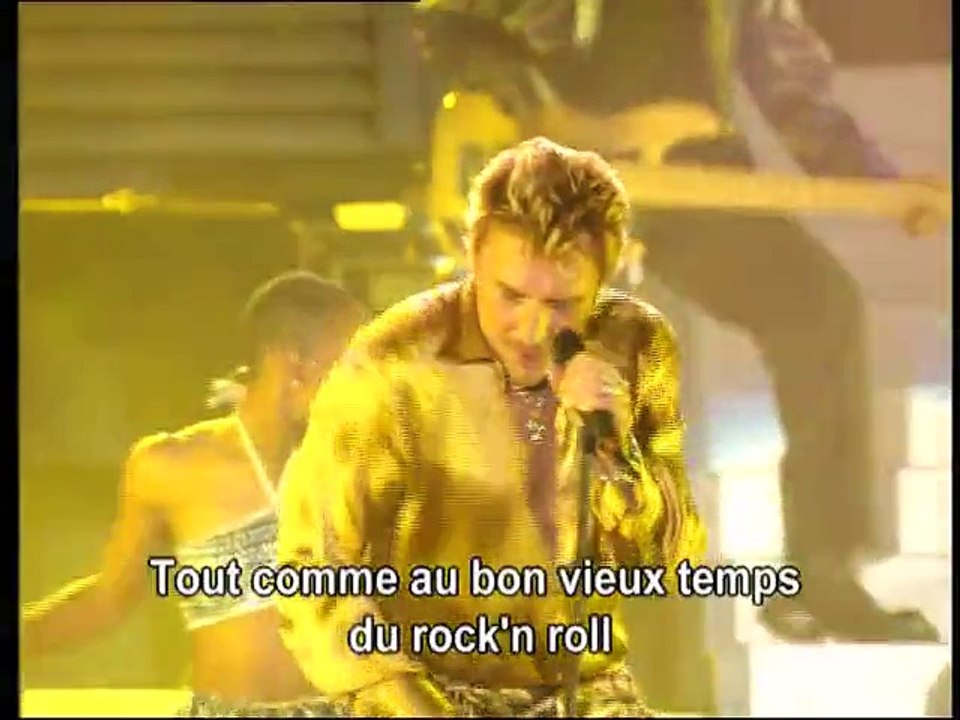 KARAOKE JOHNNY HALLYDAY - Le bon vieux temps du rock and roll
