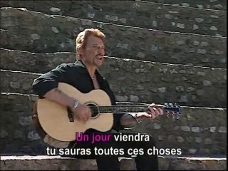 KARAOKE JOHNNY HALLYDAY - Un jour viendra