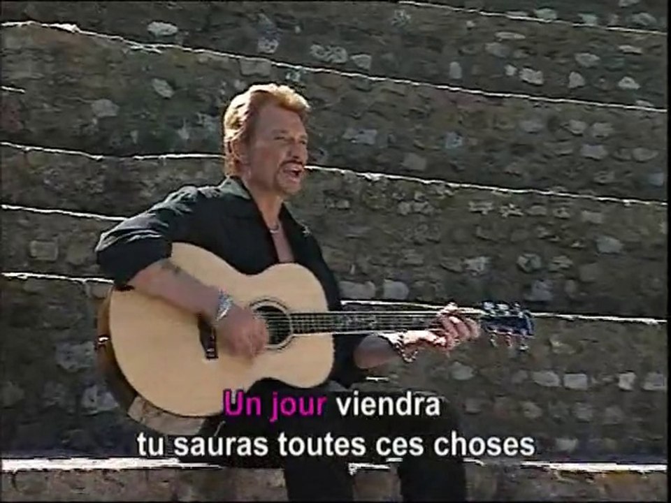 KARAOKE JOHNNY HALLYDAY - Un jour viendra