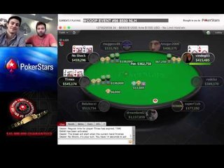 AA QQ JJ pre-flop with Mike McDonald at WCOOP final table!