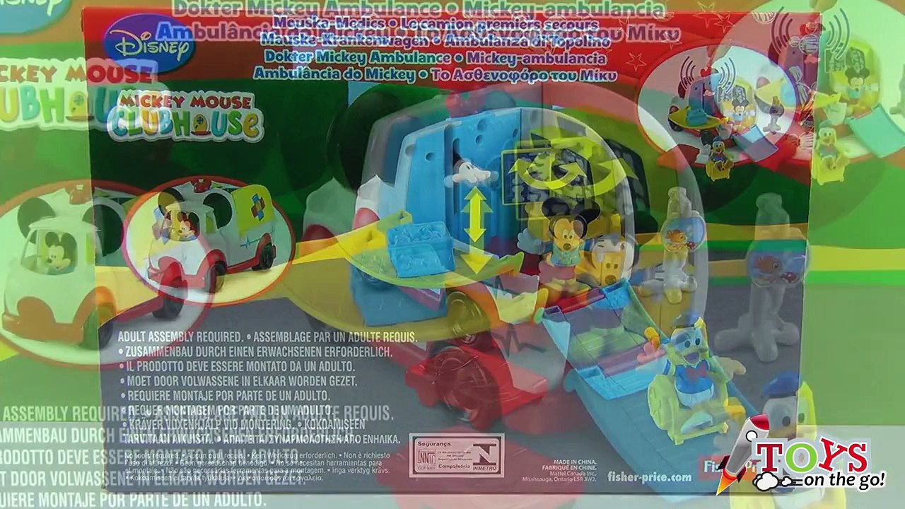 Mickey Mouse Mickey-Ambulancia Mouska-Medics - Juguetes de Mickey Mouse