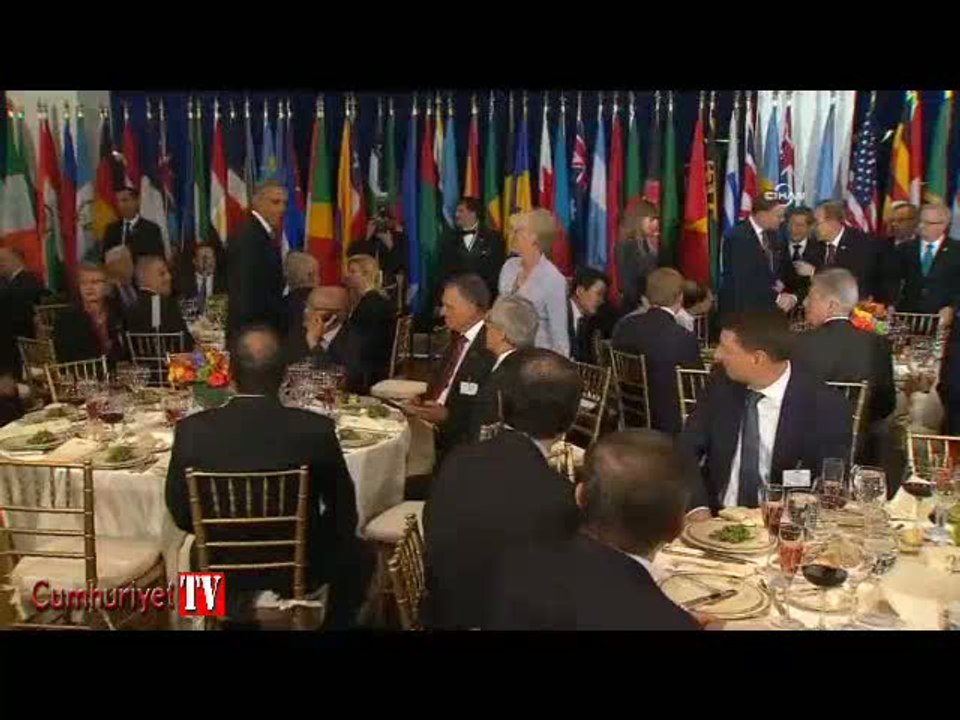 Putin ve Obama kadeh kaldırdı