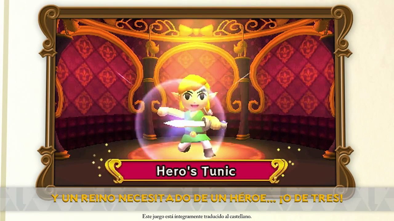 The Legend of Zelda  Tri Force Heroes - Tráiler adelanto (Nintendo 3DS)