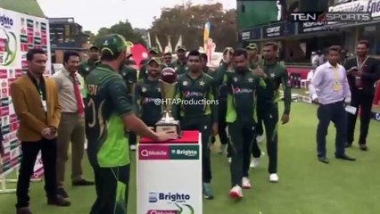 Pakistan Cricket team in Shugal mood after winning T20 Series against Zimbabwe