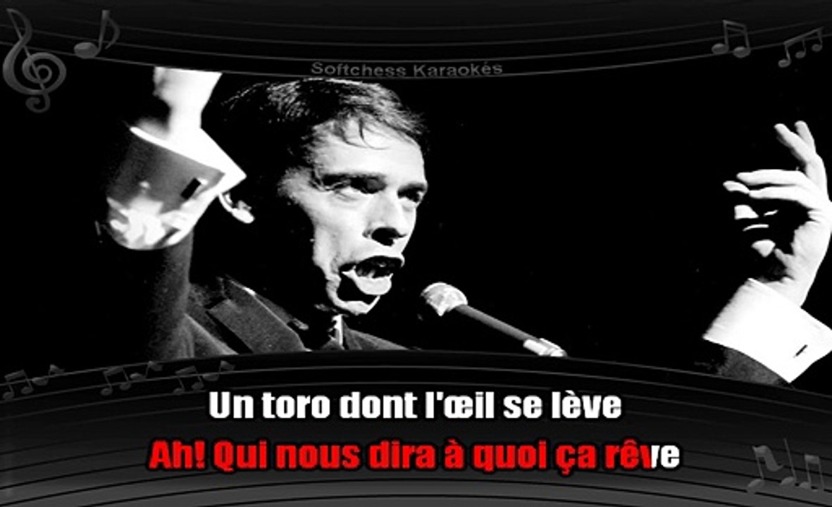 Karaoké Jacques Brel - Les Toros