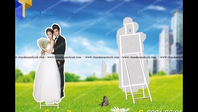 Standee khung sat ngoai troi-standee khung sat quang cao-standee chu a