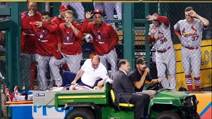 Cardinals OF Stephen Piscotty suffers bruised head in collision