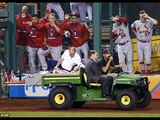 St Louis Cardinals' Stephen Piscotty Knocked Out After Colliding With Peter Bourjos