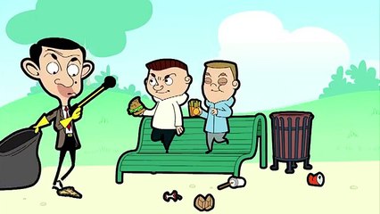 Mr Bean (NEW series) - Litterbugs Clip