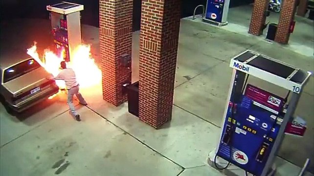 Man Tries To Kill Spider With Lighter, Starts Gas Station Blaze