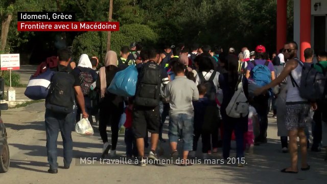 Grèce : MSF construit un camp pour les réfugiés à Idomeni