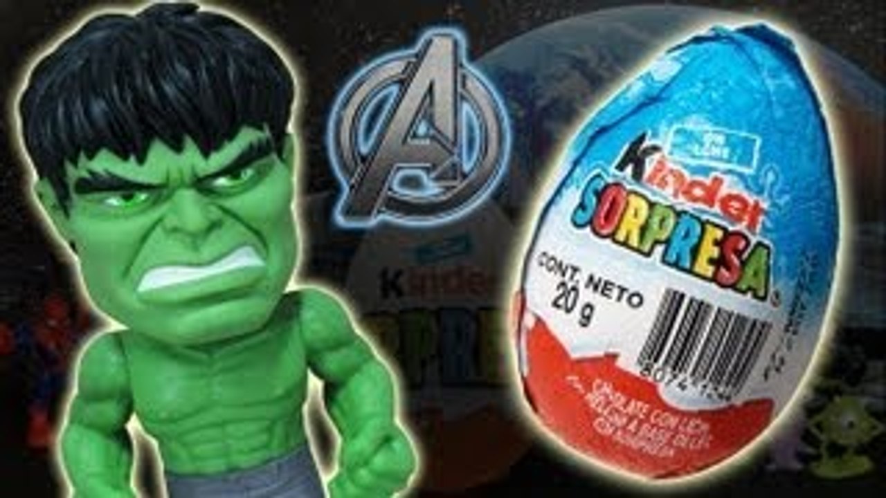 Kinder Surprise Chocolate Avengers Hulk Buzz Lightyear Toy Story Batman Superman Spiderman Monsters