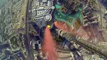 Amazing Burj Khalifa Pinnacle Base Jump - VideosMunch