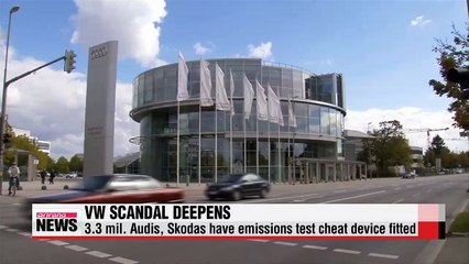 Download Video: VW scandal: 3.3 mil. Audis, Skodas have emissions test cheat device fitted