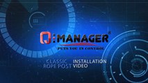 Classic Rope Post Installation | Queue Manager | Stanchions