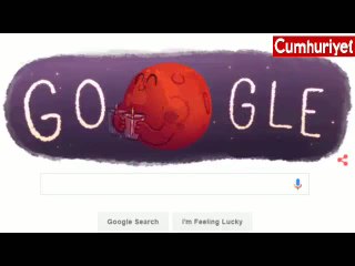 Mars'ta sıvı halde su bulundu... Google Mars'ı Doodle yaptı