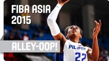 Romeo to Ganuelas for a Huge Alley-Oop! - 2015 FIBA Asia Championship