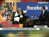 PM Modi breaks down at Facebook Townhall while talking about his mother