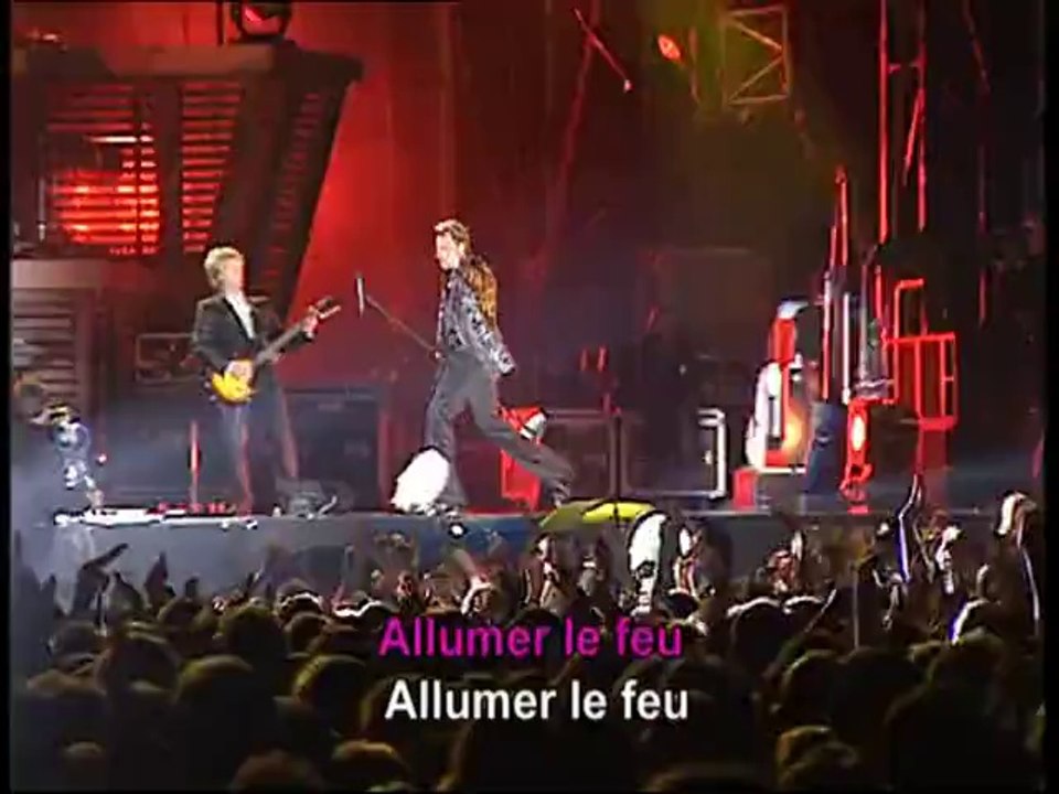 KARAOKE JOHNNY HALLYDAY - Allumer le feu