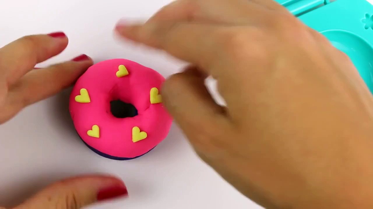 Play Doh Ice Cream Fruit Cake dough Sweet Popsicle Donut Lollipop playdough video