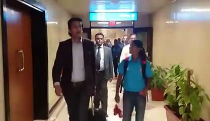 bangladesh women cricket team arrival at jinnah air port
